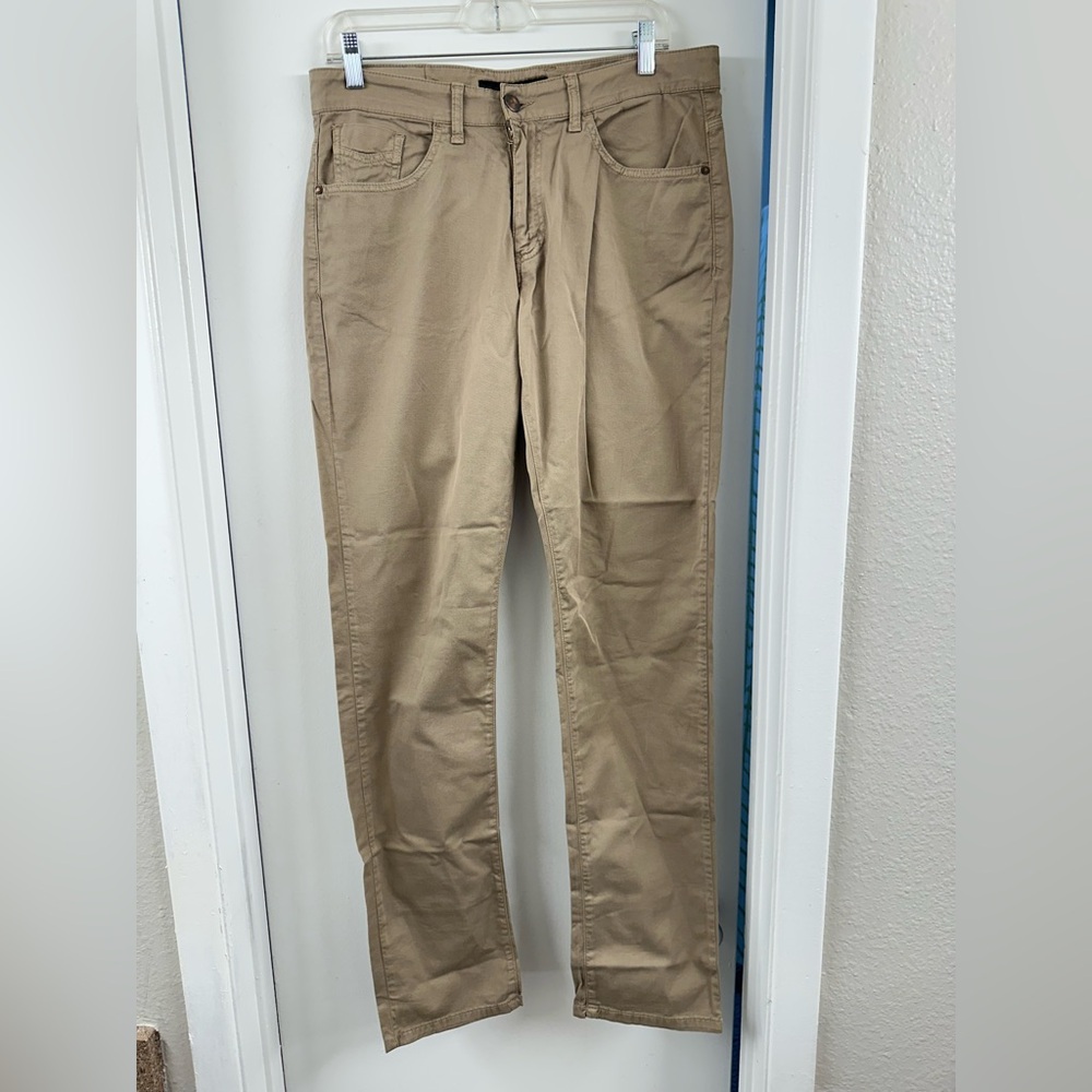 NWT LIU JO Men Tan Pants 5 pockets Casual Jean Pants cotton 32*33 made in Italy